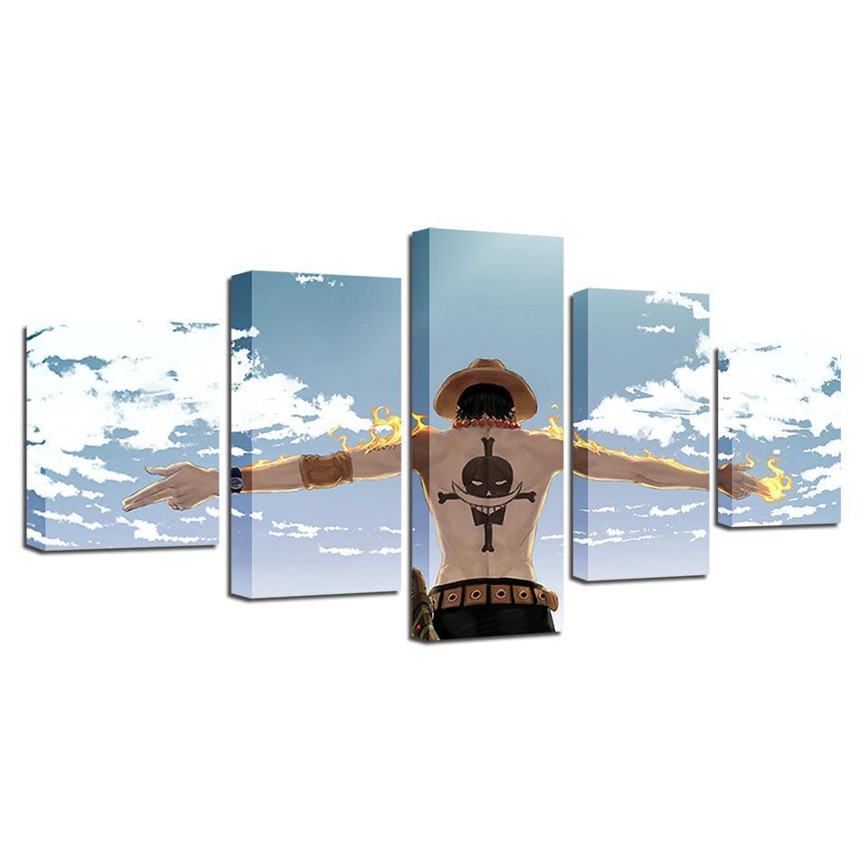 One Piece: Luffy Anime Canvas Wall Art