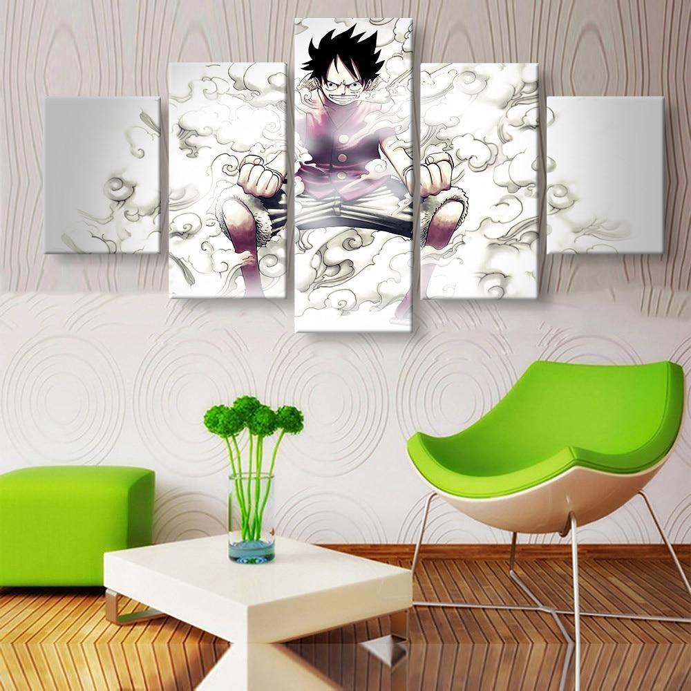 One Piece: Luffy Pictures Anime Canvas Wall Art
