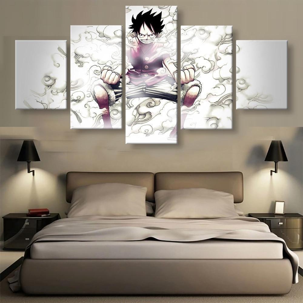 One Piece: Luffy Pictures Anime Canvas Wall Art