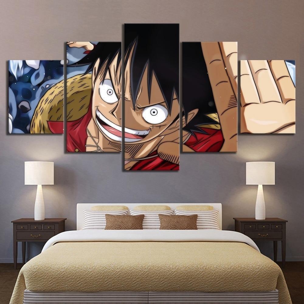 One Piece Monkey D. Luffy 3 Anime Canvas Wall Art