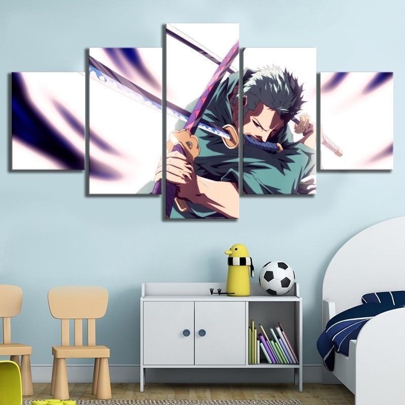 One Piece Roronoa Zoro 2 Anime Canvas Wall Art