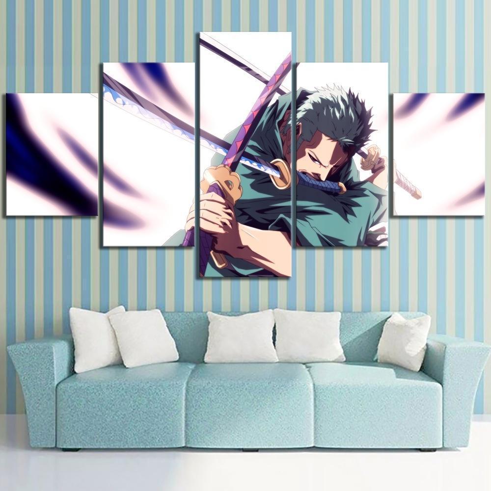 One Piece Roronoa Zoro 2 Anime Canvas Wall Art