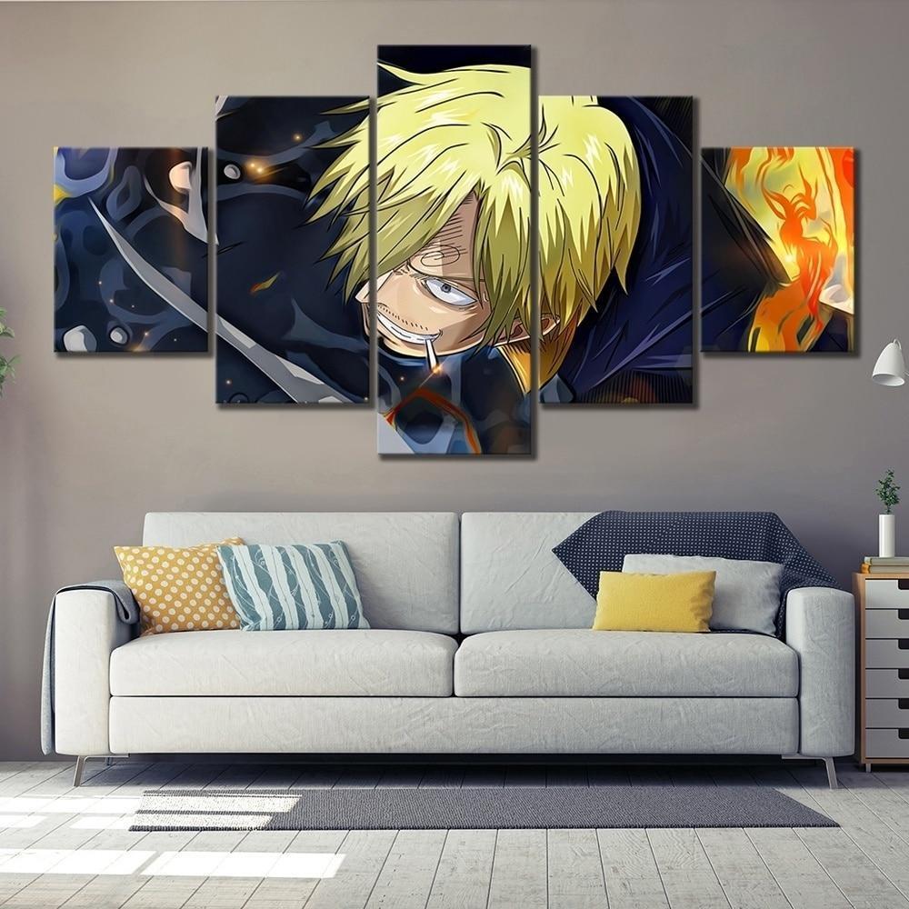 One Piece Vinsmoke Sanji  Anime Canvas Wall Art