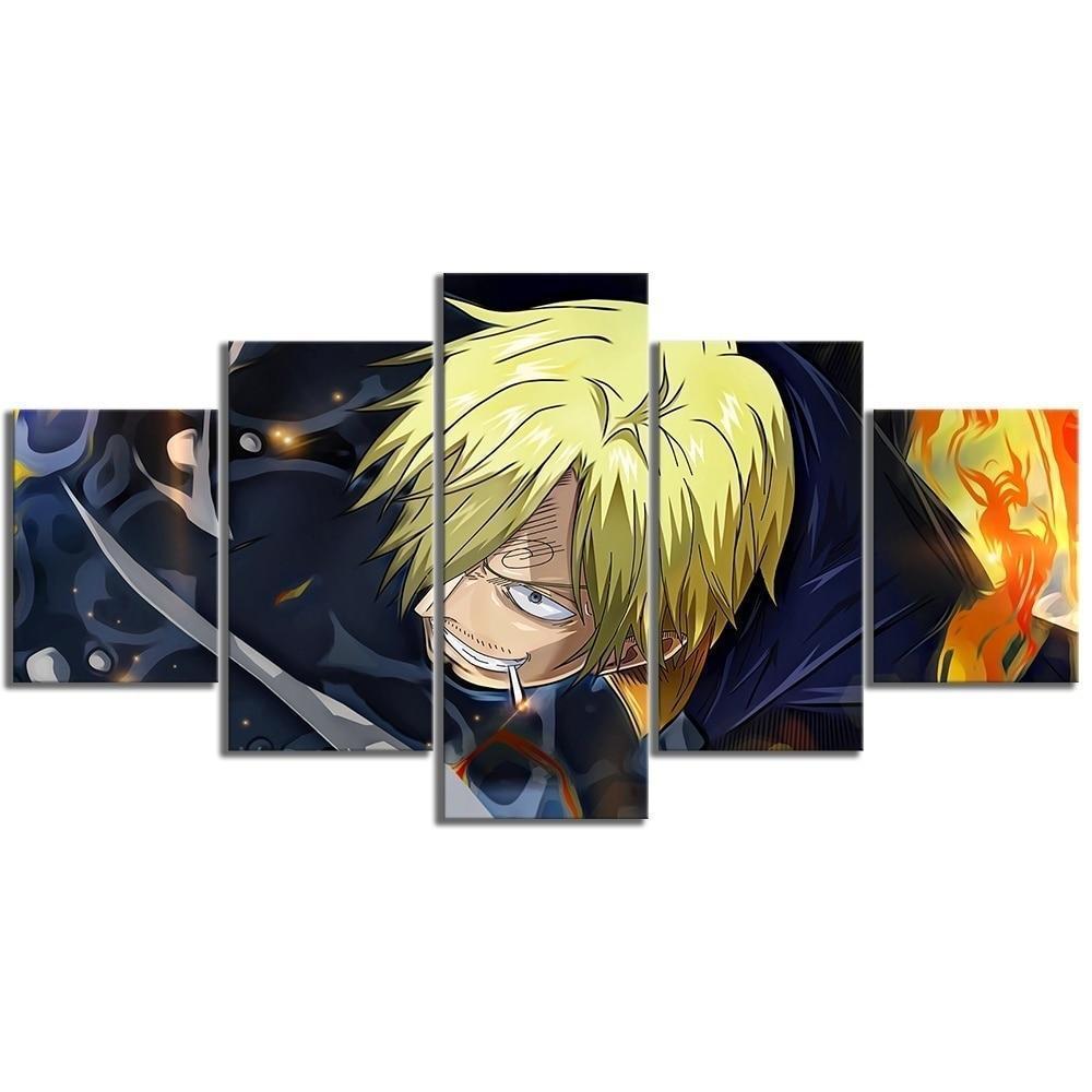 One Piece Vinsmoke Sanji  Anime Canvas Wall Art