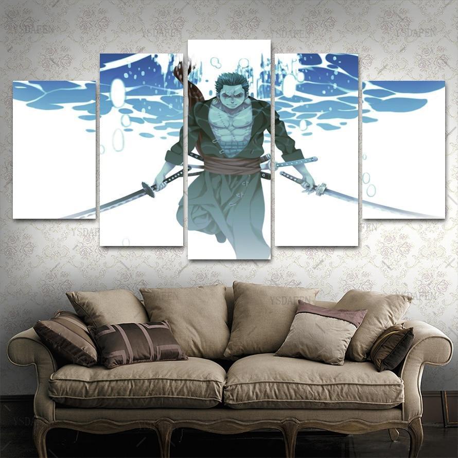 One Piece: Zozo In The Sea Anime Canvas Wall Art