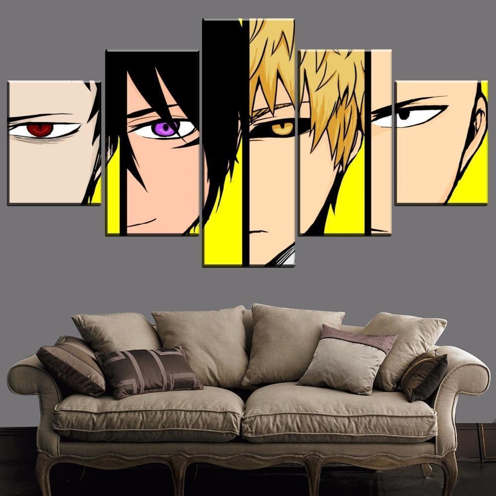One Punch Man Characters 1 Anime Canvas Wall Art