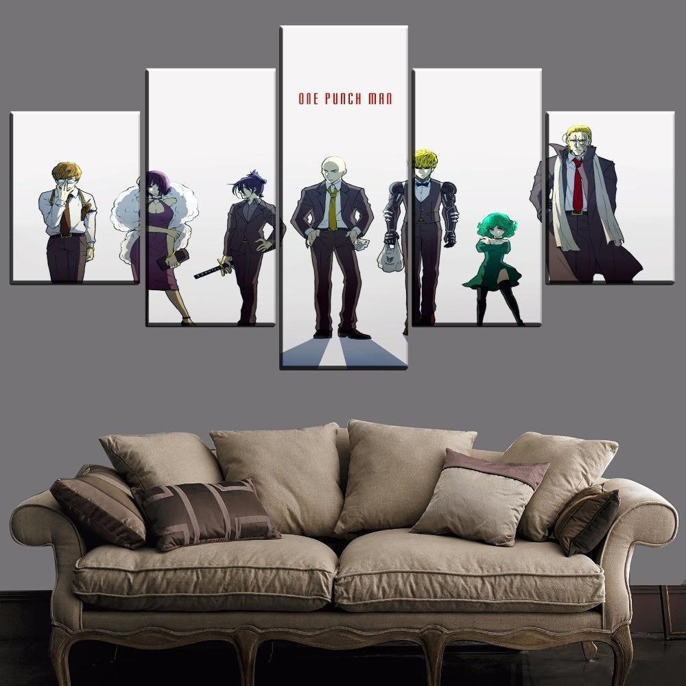One Punch Man Characters 2 Anime Canvas Wall Art