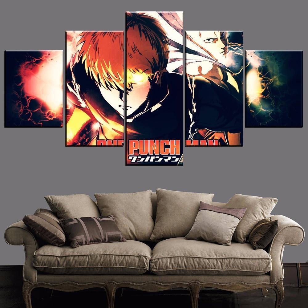 One Punch Man Genos 'Demon Cyborg' 1 Anime Canvas Wall Art