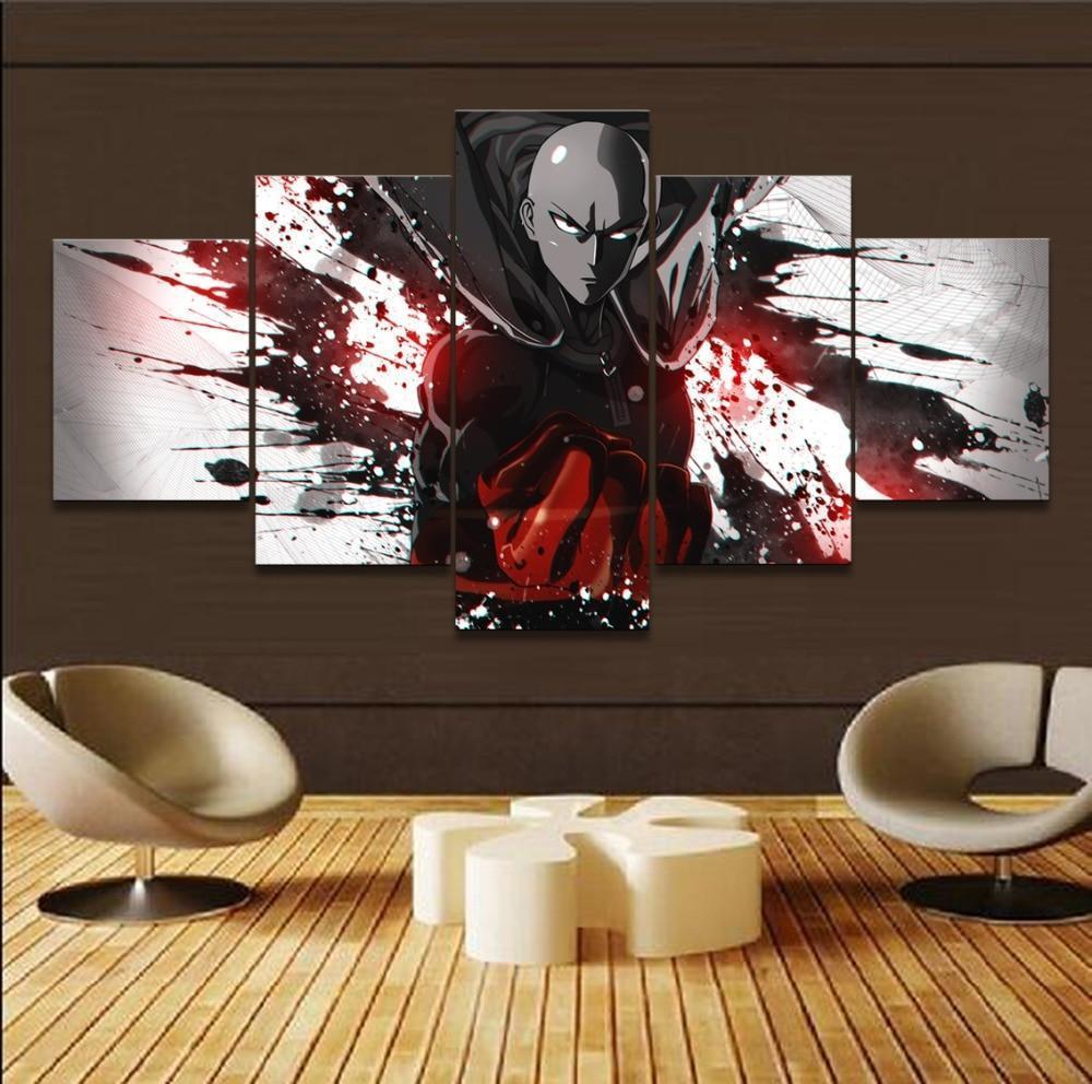 One Punch Man Saitama 'Caped Baldy' 11 Anime Canvas Wall Art