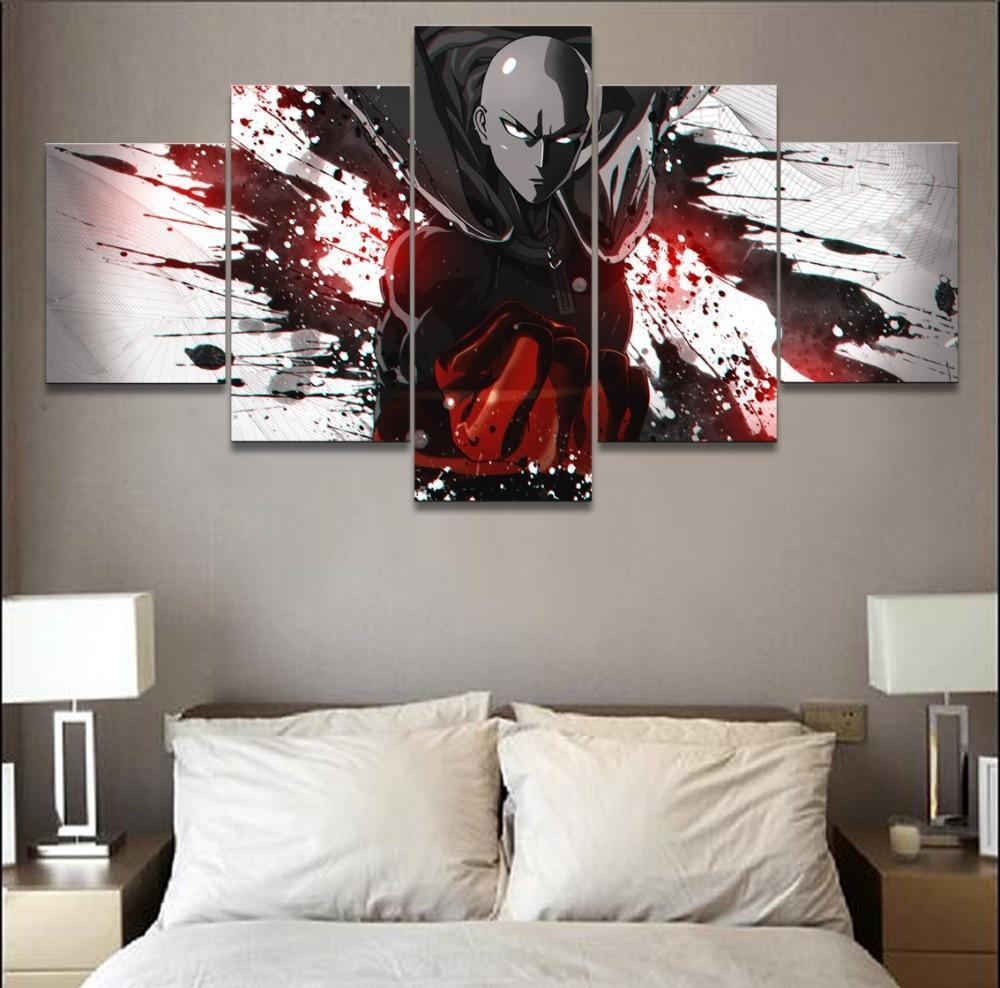 One Punch Man Saitama 'Caped Baldy' 11 Anime Canvas Wall Art