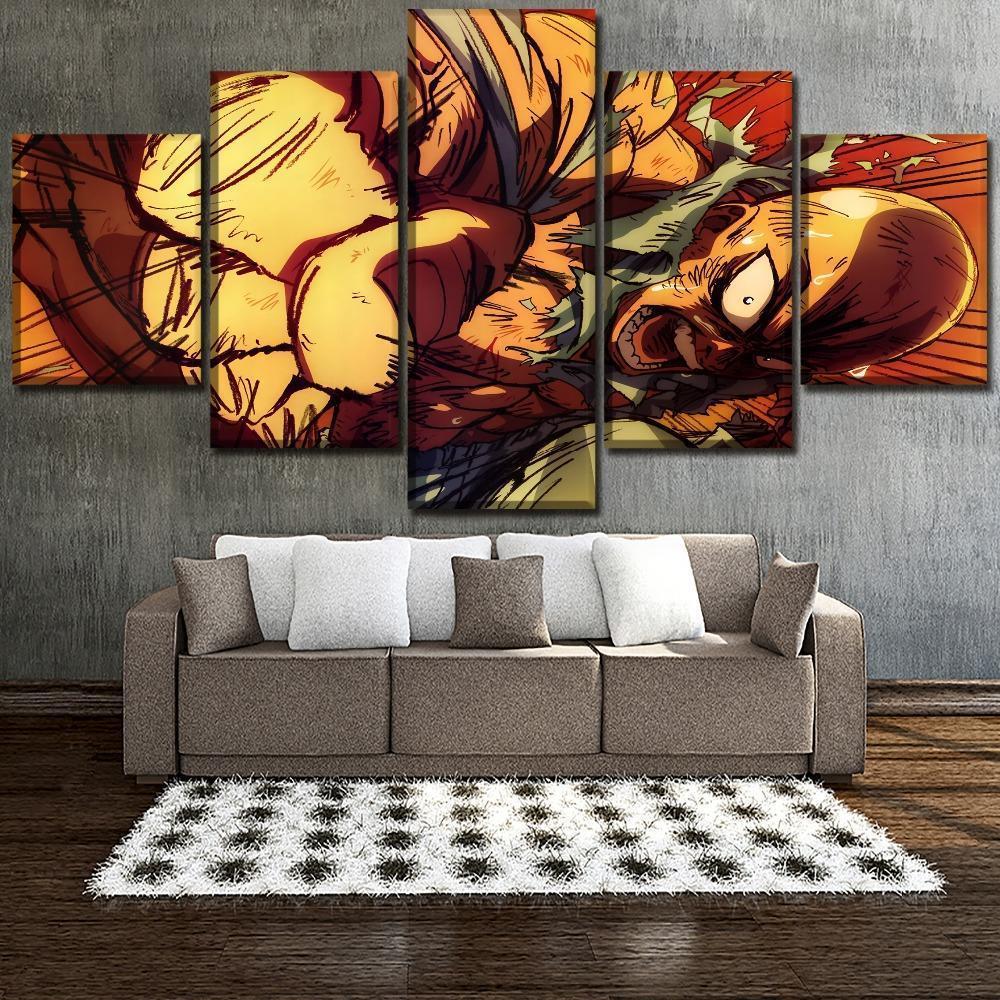 One Punch Man Saitama 'Caped Baldy' 8 Anime Canvas Wall Art
