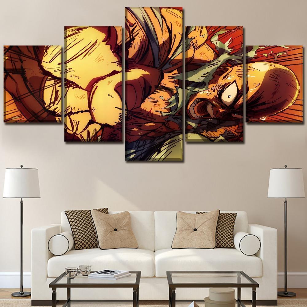 One Punch Man Saitama 'Caped Baldy' 8 Anime Canvas Wall Art