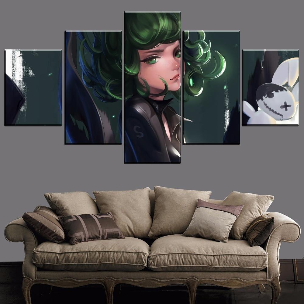 One Punch Man Tatsumaki 1 Anime Canvas Wall Art