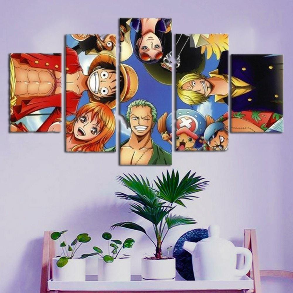 Onepiece Squad Anime Canvas Wall Art