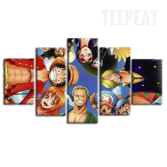 Onepiece Squad Anime Canvas Wall Art