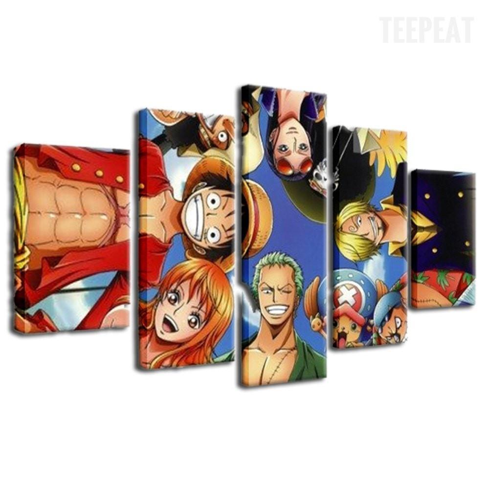 Onepiece Squad Anime Canvas Wall Art