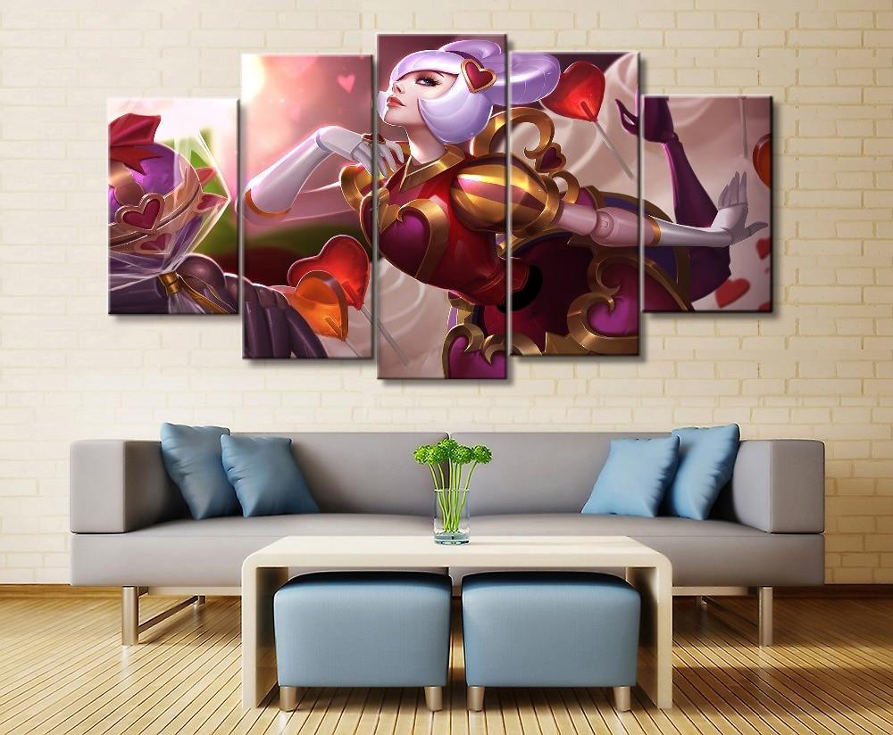 LOL League Of Legends Orianna 3 Gaming Canvas Wall Art
