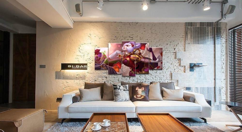 LOL League Of Legends Orianna 3 Gaming Canvas Wall Art