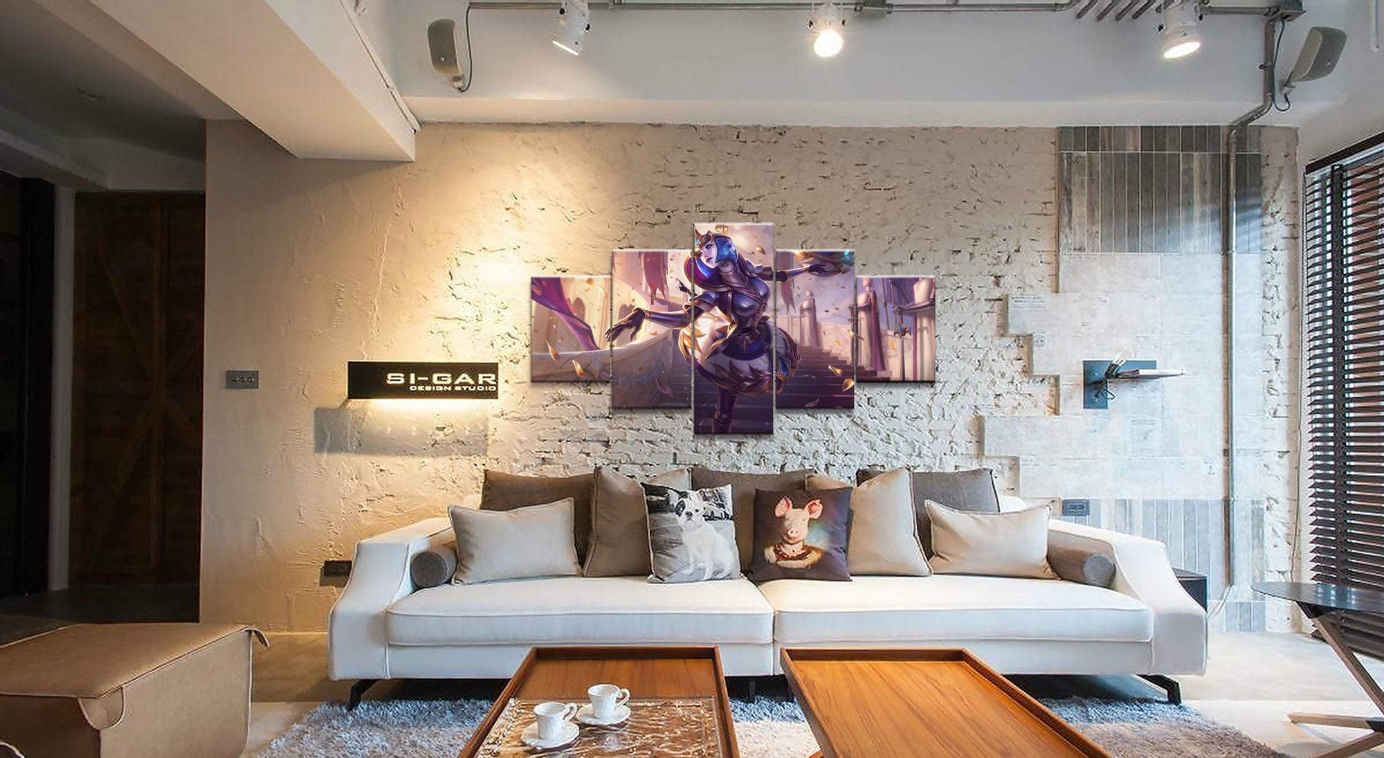 LOL League Of Legends Orianna Dancing Game Canvas Wall Art