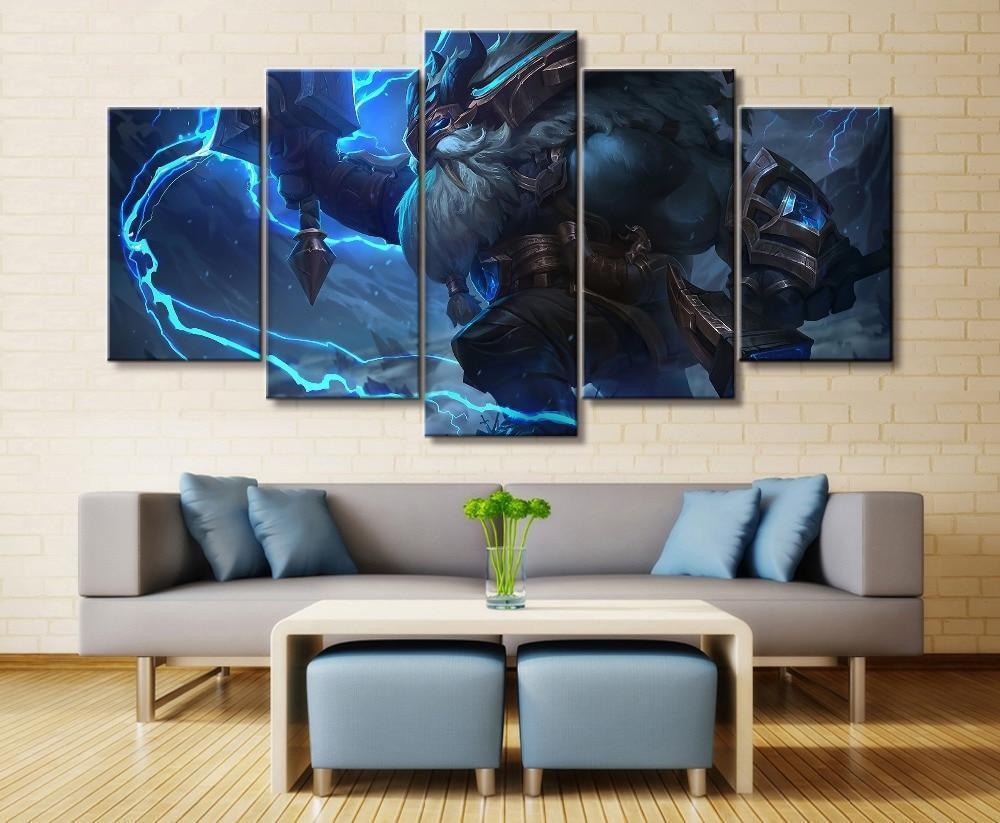 LOL League Of Legends Ornn Gaming Canvas Wall Art