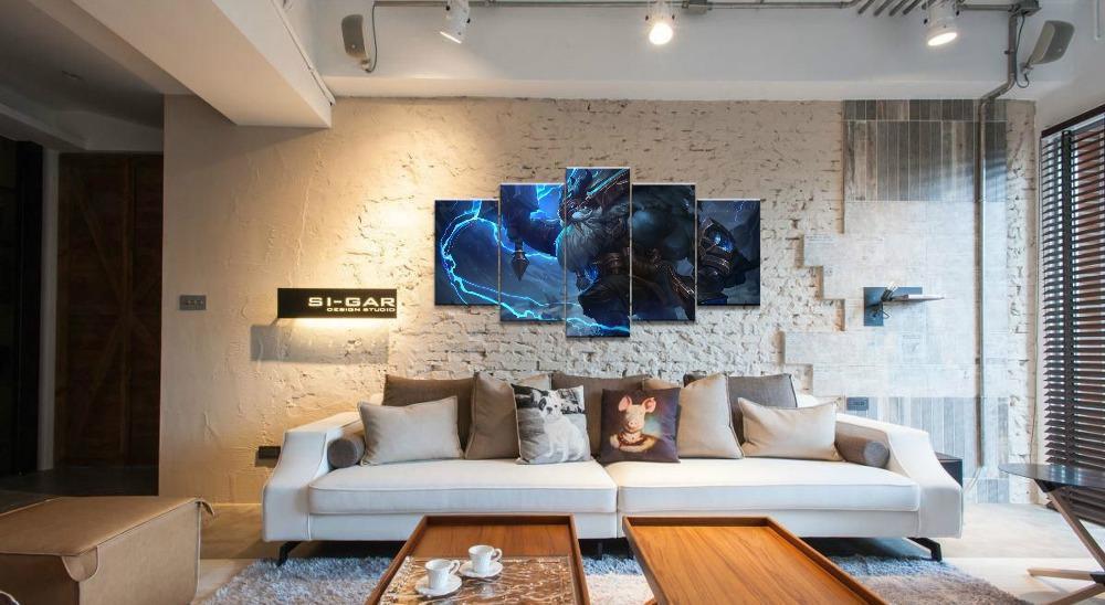 LOL League Of Legends Ornn Gaming Canvas Wall Art