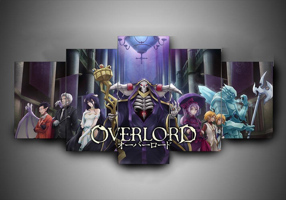 Overlord Anime Canvas Wall Art