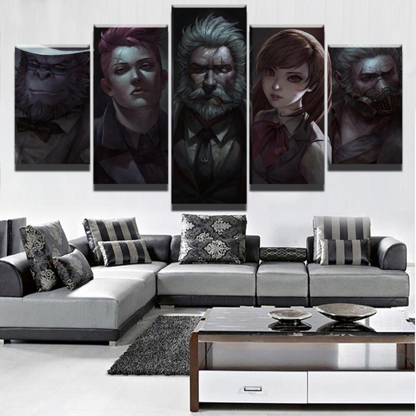 Overwatch Champion Be Like Human Gaming Canvas Wall Art
