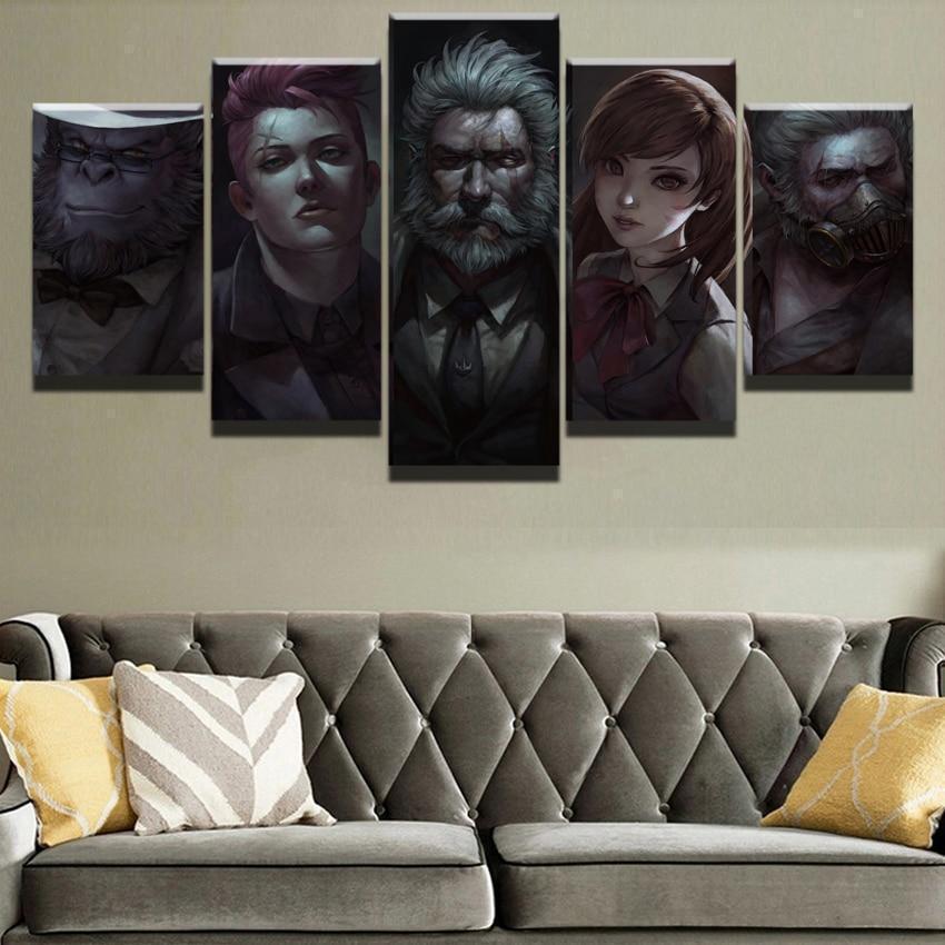 Overwatch Champion Be Like Human Gaming Canvas Wall Art