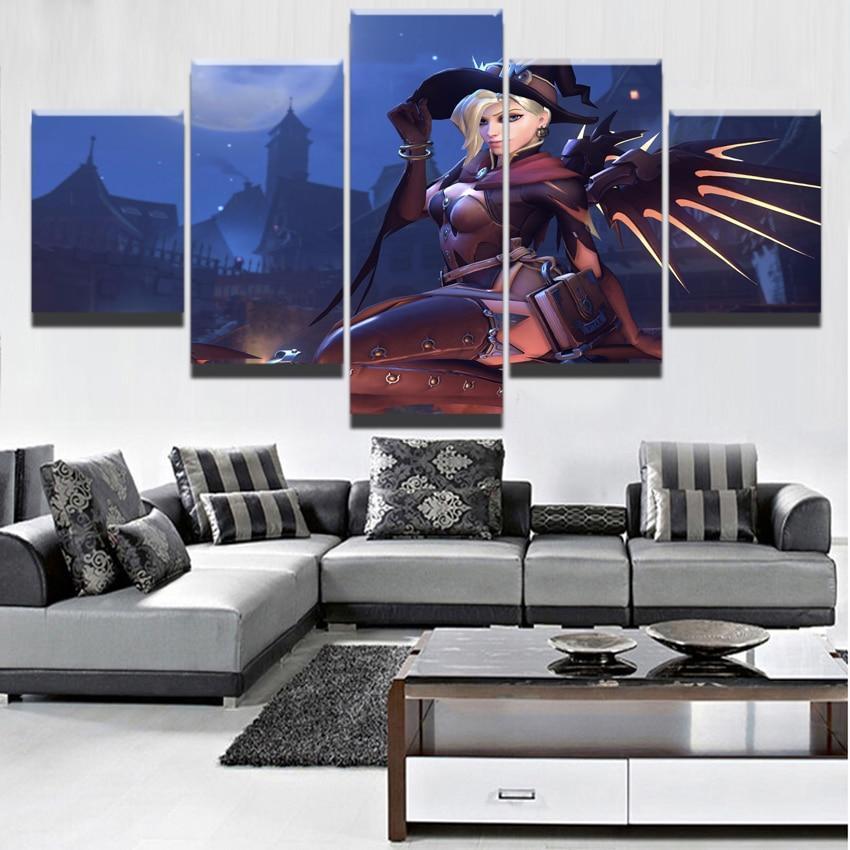 Overwatch Champion Gaming Canvas Wall Art