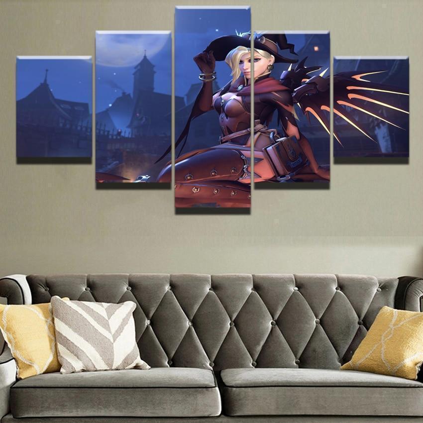 Overwatch Champion Gaming Canvas Wall Art