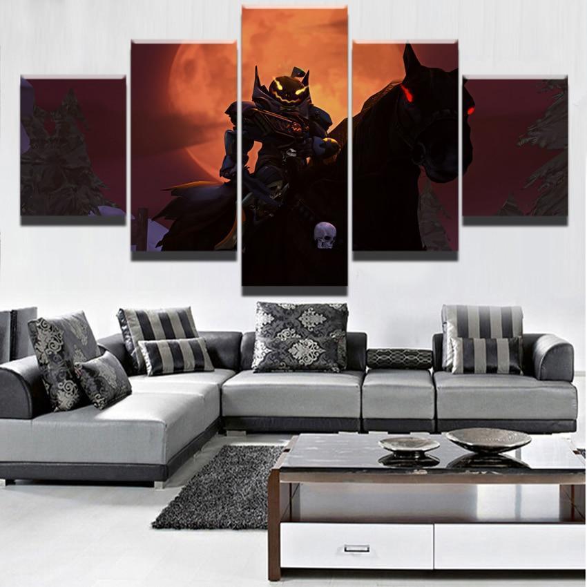Overwatch Hallowmas Reaper Champion Poster Gaming Canvas Wall Art