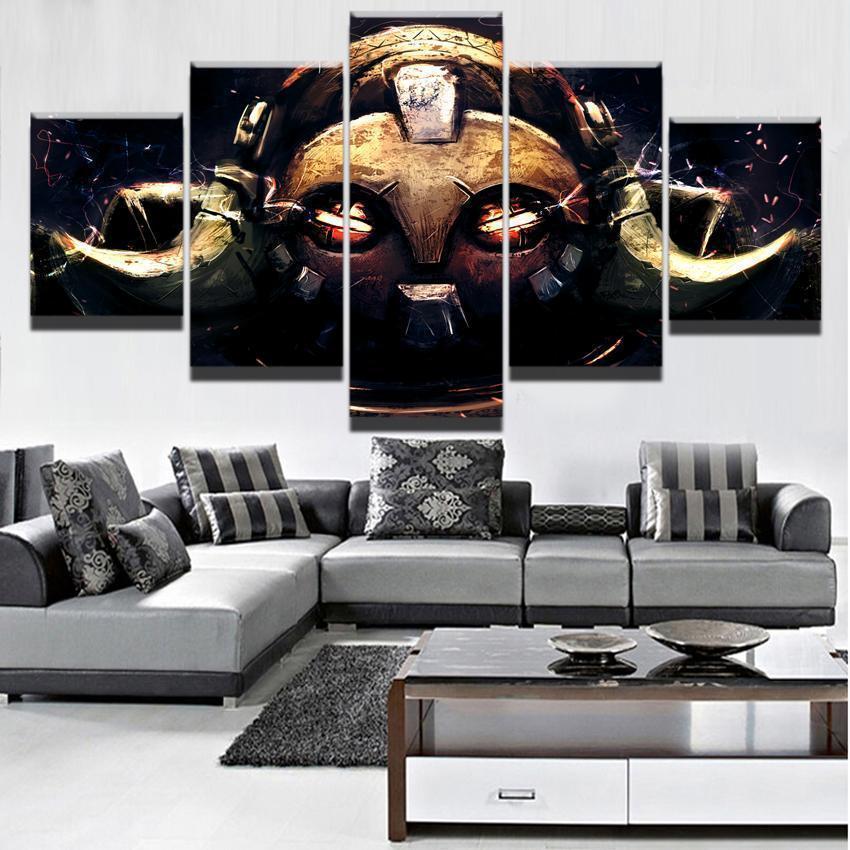 Overwatch Orisa Champion Gaming Canvas Wall Art