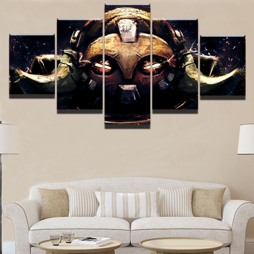 Overwatch Orisa Champion Gaming Canvas Wall Art