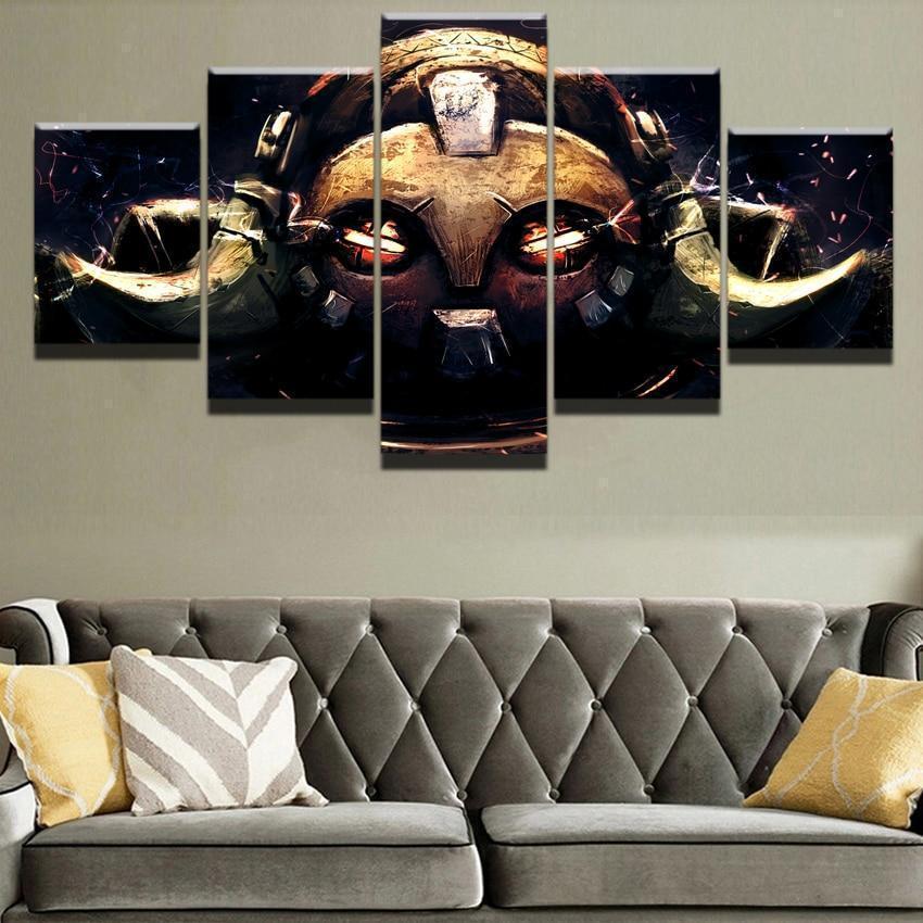 Overwatch Orisa Champion Gaming Canvas Wall Art