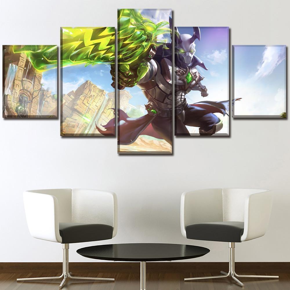 Overwatch Paladins Androxus Champion Gaming Canvas Wall Art