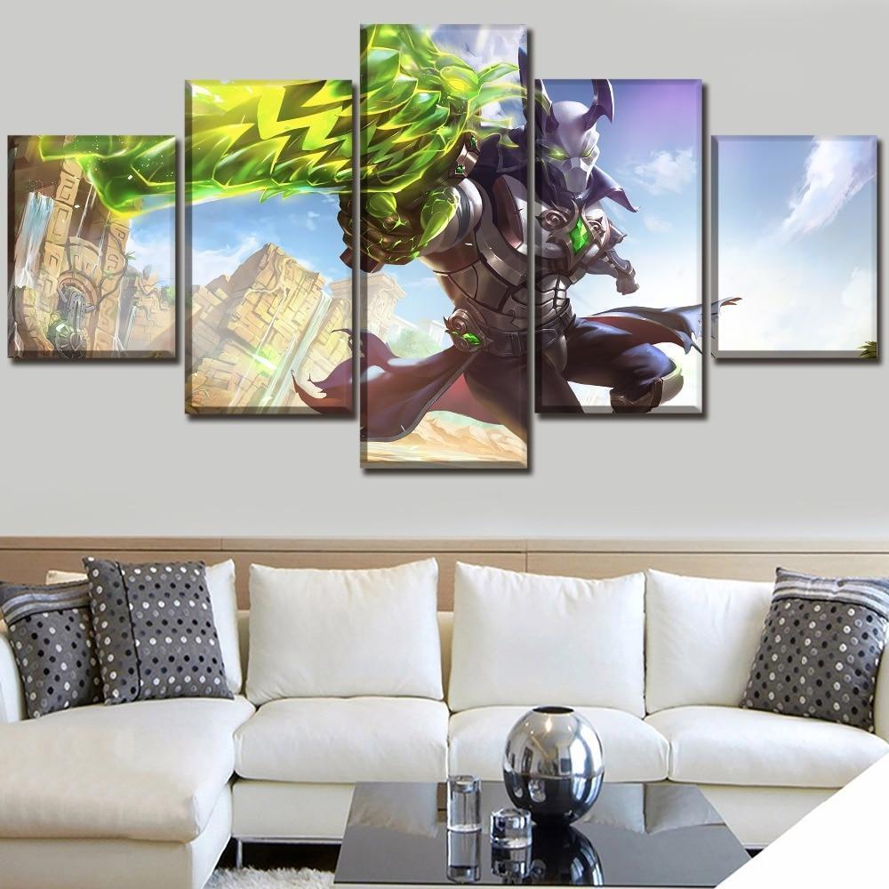 Overwatch Paladins Androxus Champion Gaming Canvas Wall Art