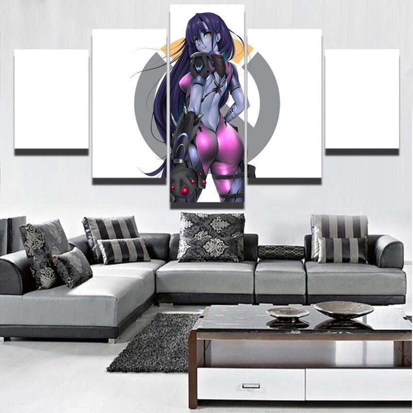 Overwatch Sexy Widowmaker Champion Poster Gaming Canvas Wall Art