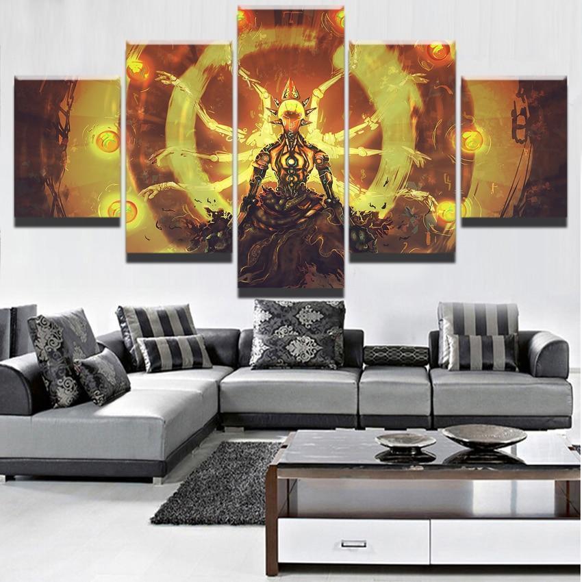 Overwatch Zenyatta Champion Gaming Canvas Wall Art