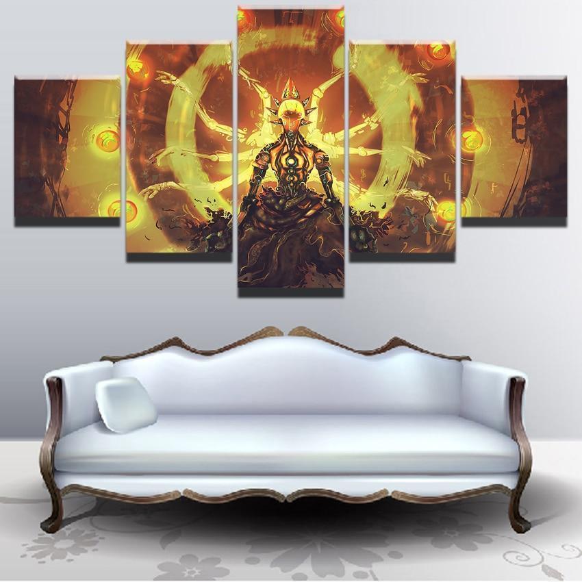 Overwatch Zenyatta Champion Gaming Canvas Wall Art