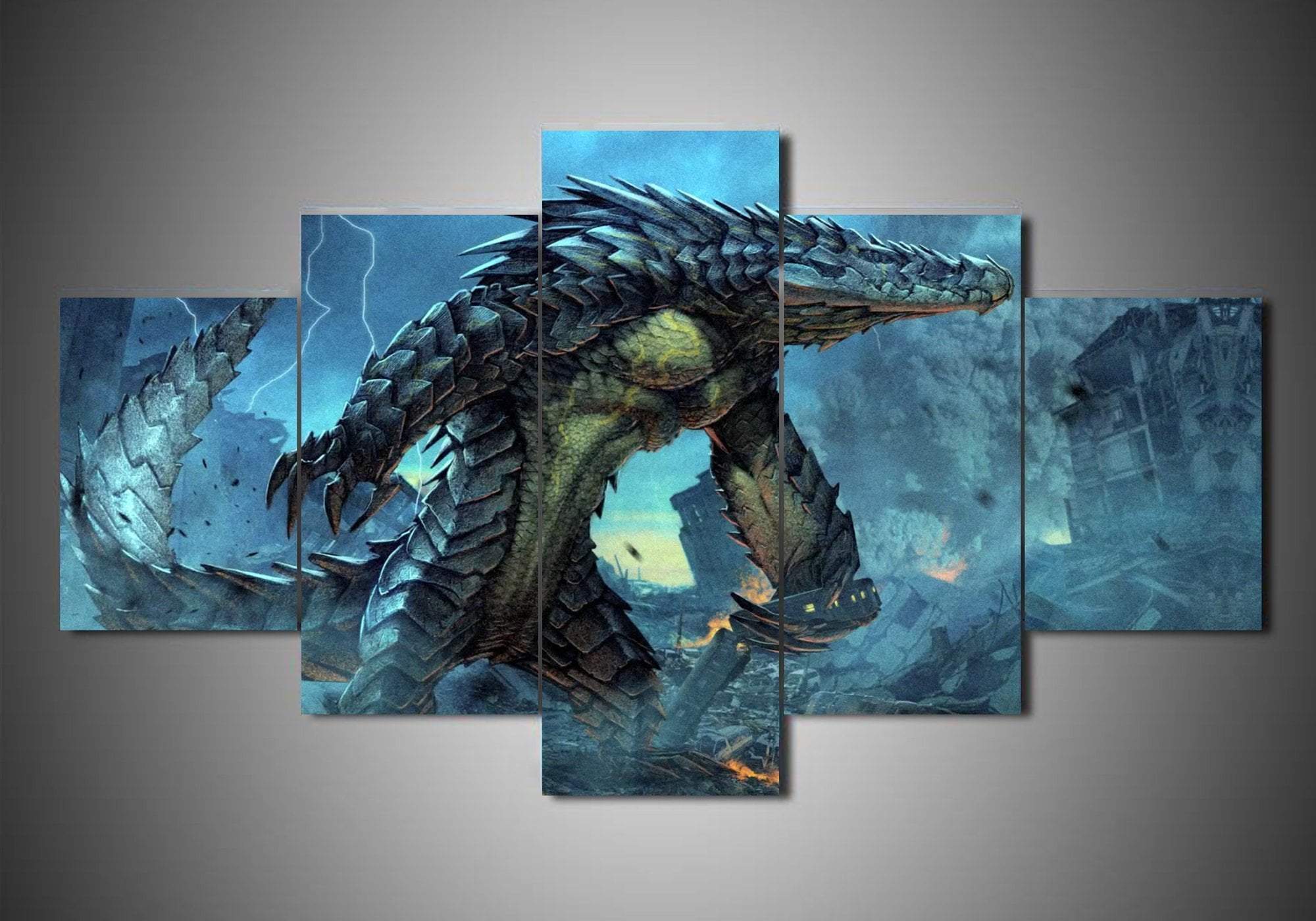 Pacific Rim 1 Movie Canvas Wall Art
