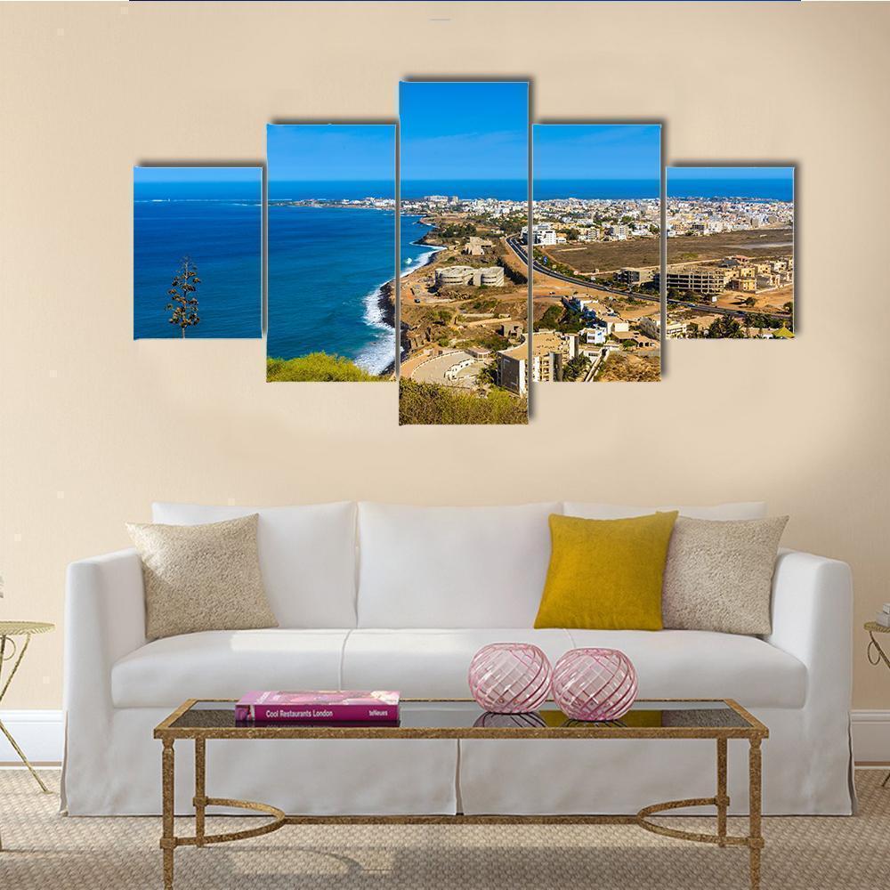 Panorama Of Dakar Nature Canvas Wall Art
