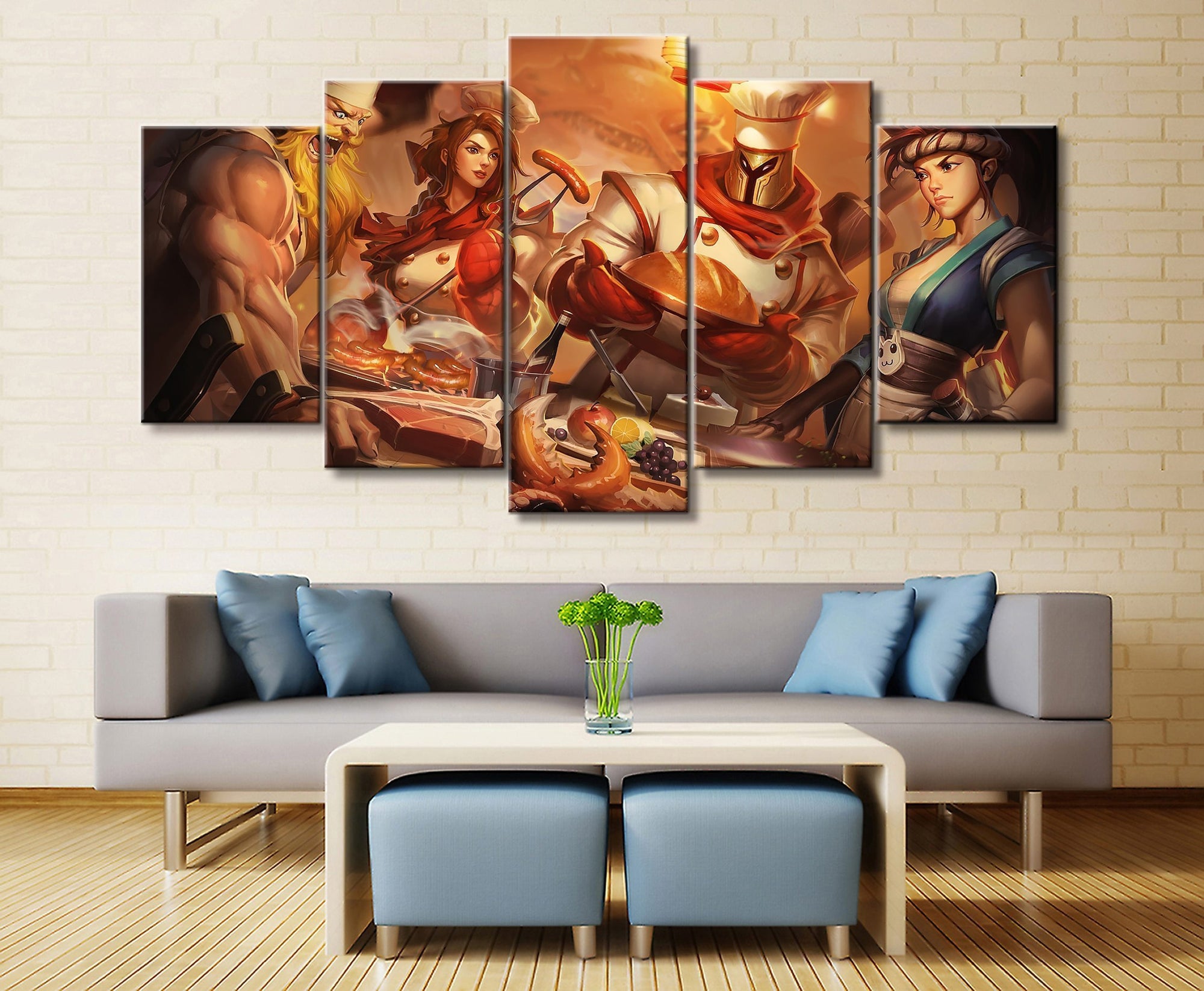 LOL League Of Legends Pantheon 2 Gaming Canvas Wall Art