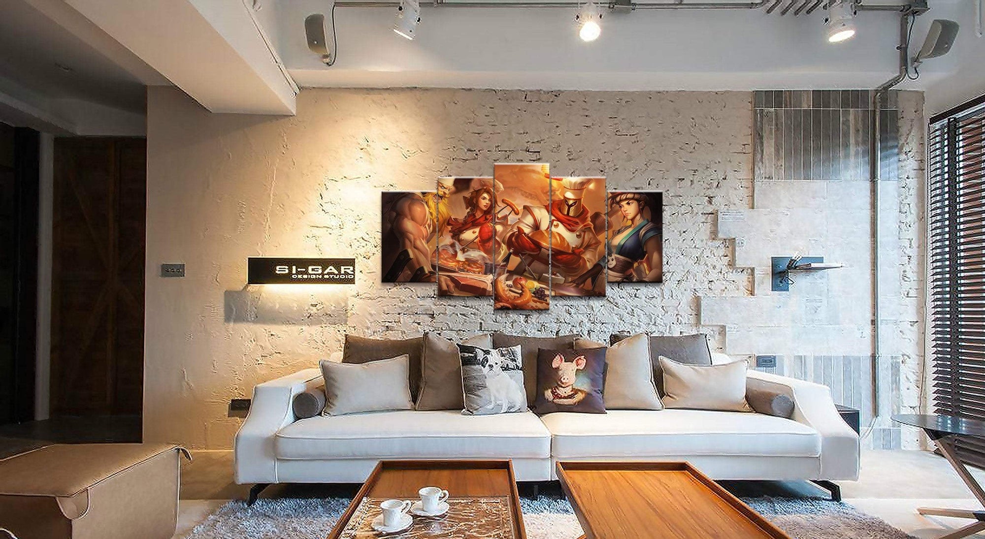 LOL League Of Legends Pantheon 2 Gaming Canvas Wall Art