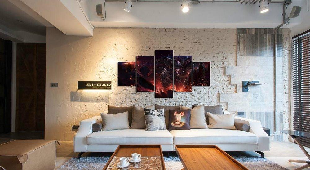 LOL League Of Legends Pantheon Gaming Canvas Wall Art