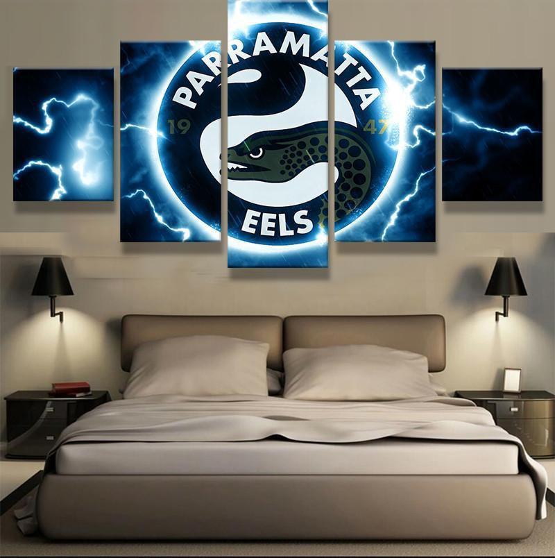 Parramatta Eels 2 NRL Football Canvas Wall Art