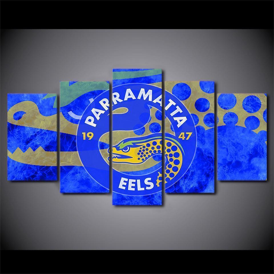 Parramatta Eels 2 NRL Football Canvas Wall Art