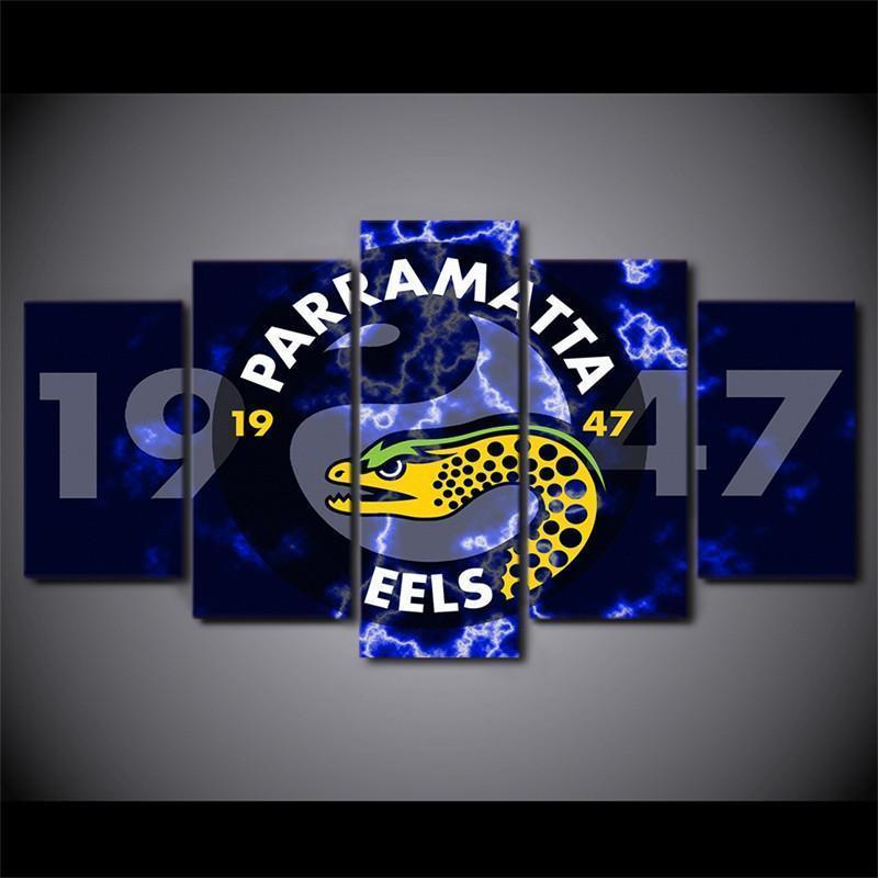 Parramatta Eels NRL Football Canvas Wall Art