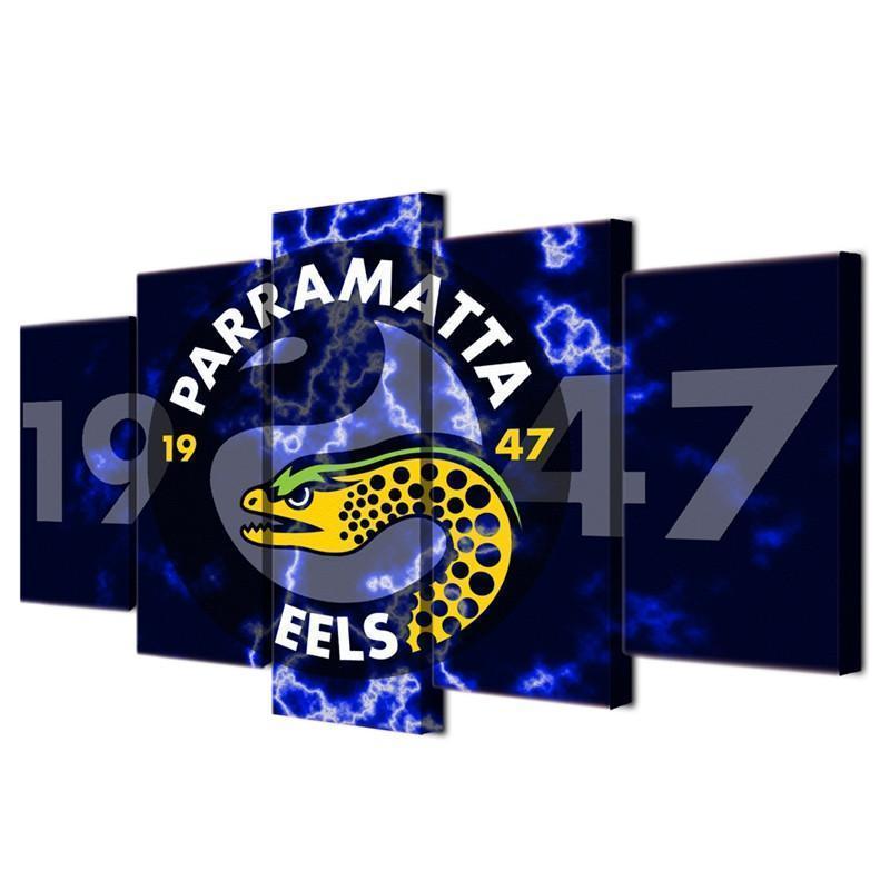 Parramatta Eels NRL Football Canvas Wall Art