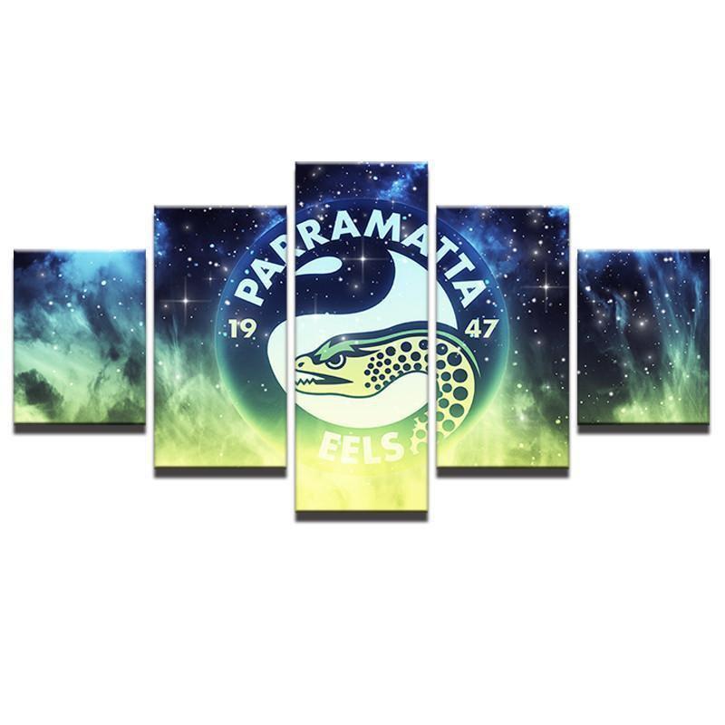 Parramatta Eels NRL Football Canvas Wall Art