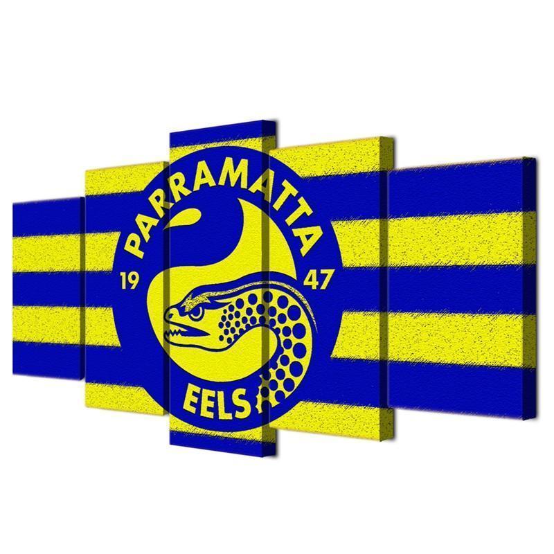 Parramatta Eels NRL Football Canvas Wall Art